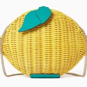 Kate Spade Lemon Wicker Purse 🍋